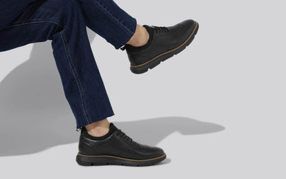 Crossover Brogues : Black shoe